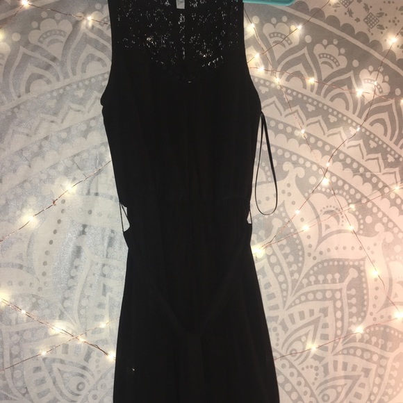 Black over knee length dress - Picture 1 of 2